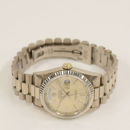 Rolex Day-Date 36mm Silver Dial 18239 (1993)
