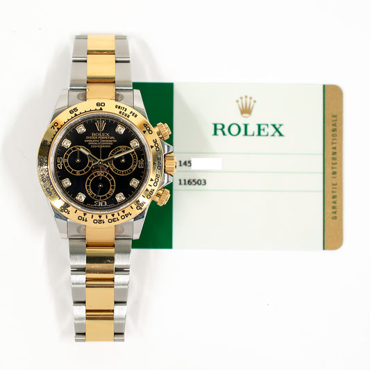 Rolex Daytona Black Diamond Dial 116503G (2017)