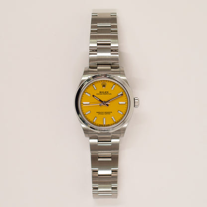 Rolex Oyster Perpetual 31mm Yellow Dial 277200 (2021)