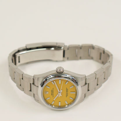 Rolex Oyster Perpetual 31mm Yellow Dial 277200 (2021)