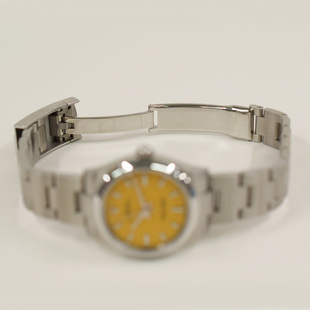 Rolex Oyster Perpetual 31mm Yellow Dial 277200 (2021)