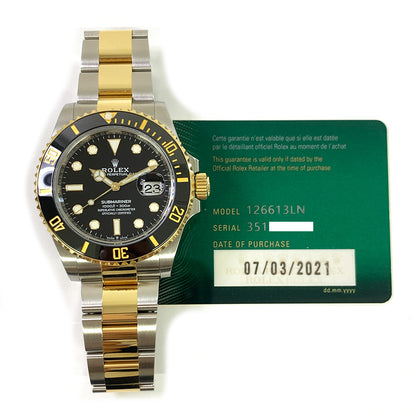 Rolex Submariner Date 41mm Black Dial 126613LN