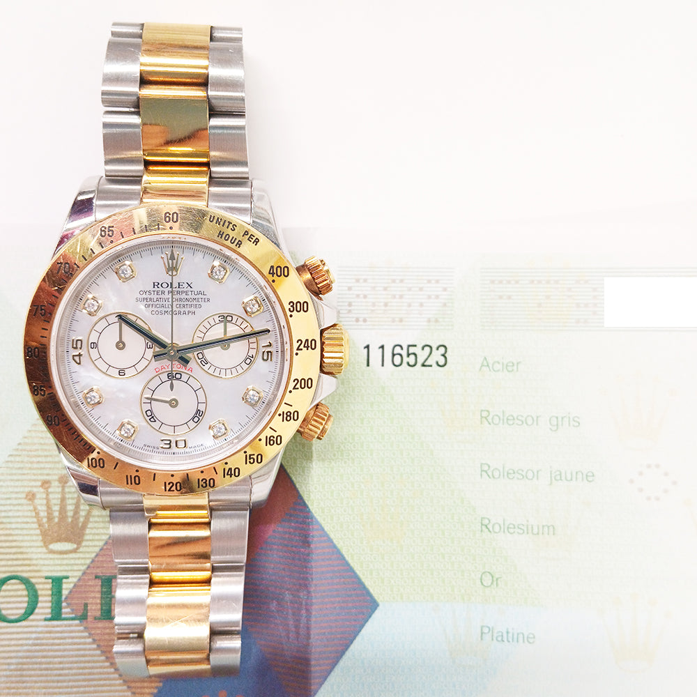 Rolex Daytona Mop Diamond Dial 116523 (2005)