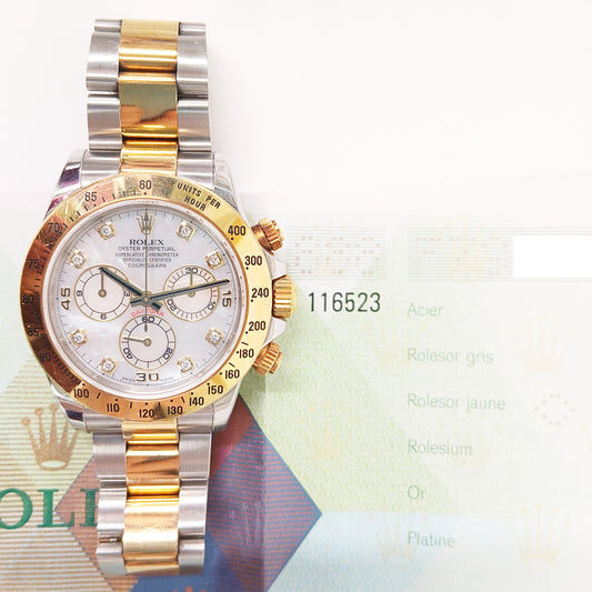 Rolex Daytona Mop Diamond Dial 116523 (2005)