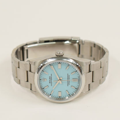 Rolex Oyster Perpetual 36mm Turquoise Dial 126000 (2021)