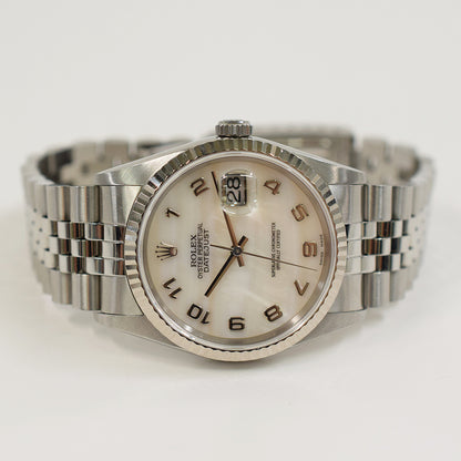 Rolex Datejust 36mm Mop Arabic Dial 16234 (1999)
