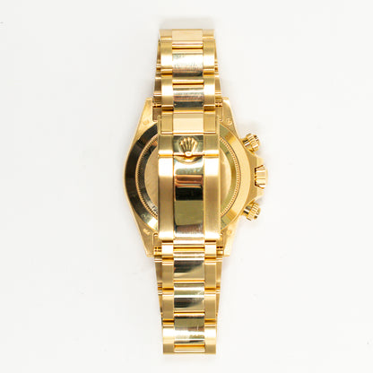 Rolex Daytona Yellow Gold Green Dial 116508 (2018)