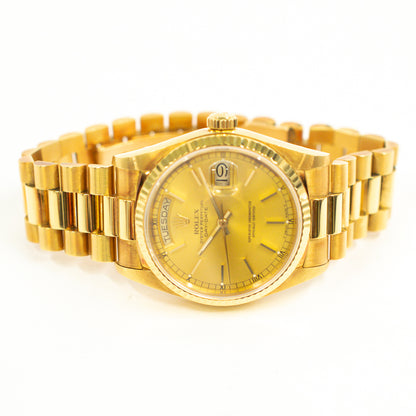 Rolex Day-Date 36mm Champagne Dial 18038 (1985)