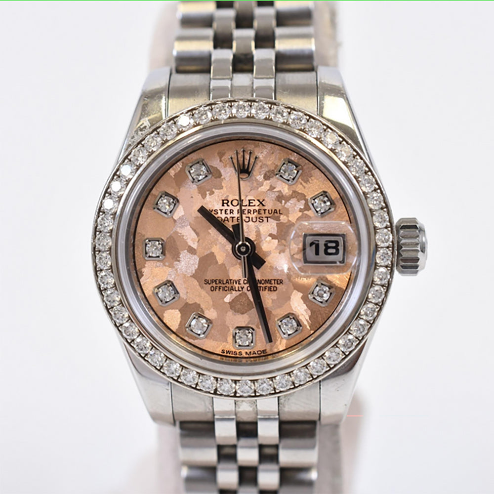 Rolex Lady-Datejust 26mm Pink Diamond Dial 179384RBR  (2015)