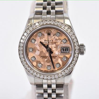 Rolex Lady-Datejust 26mm Pink Diamond Dial 179384RBR  (2015)
