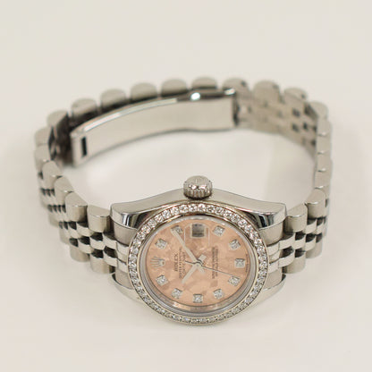 Rolex Lady-Datejust 26mm Pink Diamond Dial 179384RBR  (2015)
