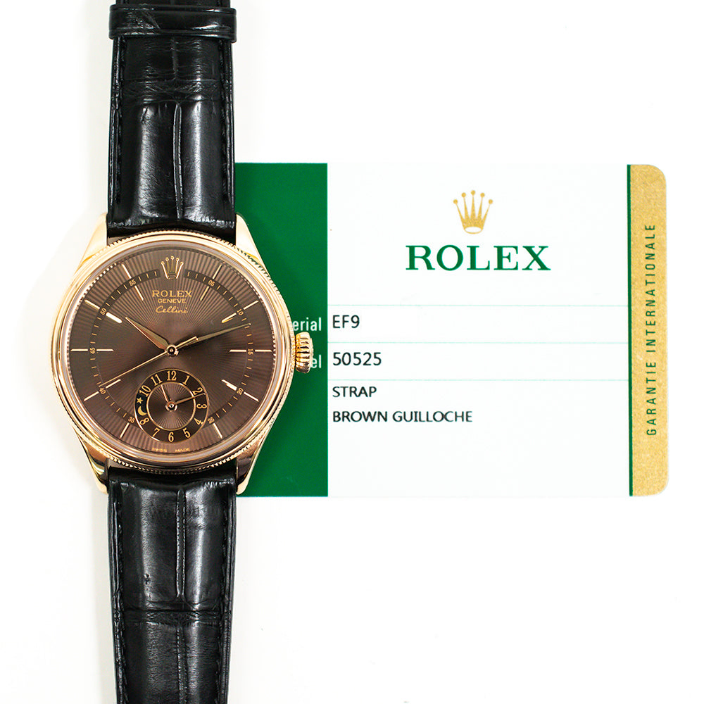 Rolex Cellini 39mm Brown Dial 50525 (2017)