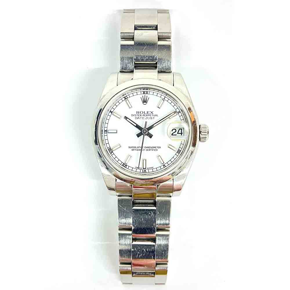 Rolex Datejust 31mm White Dial 178240