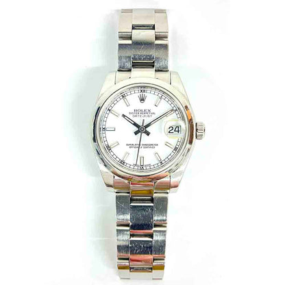 Rolex Datejust 31mm White Dial 178240