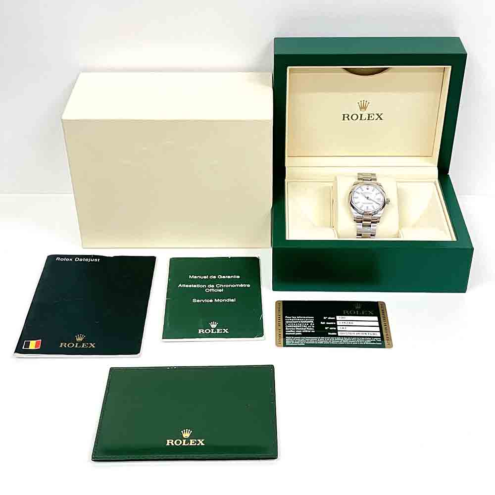 Rolex Datejust 31mm White Dial 178240