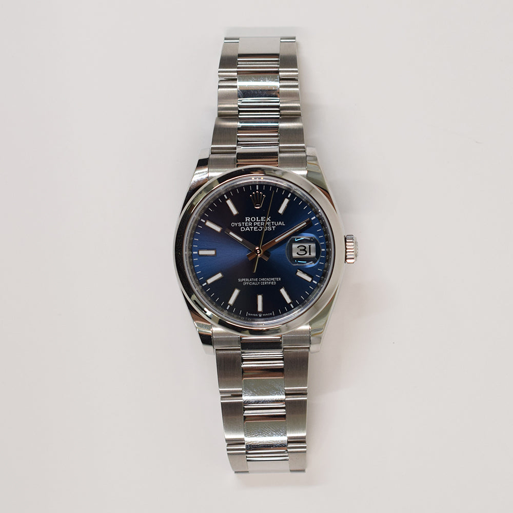 Rolex Datejust 36mm Blue Dial 126200 (2026)