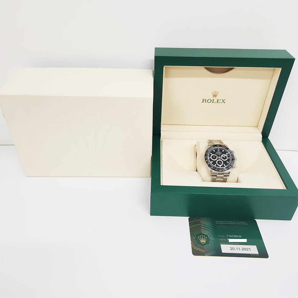 Rolex Daytona Ceramic Bezel Black Dial 116500LN