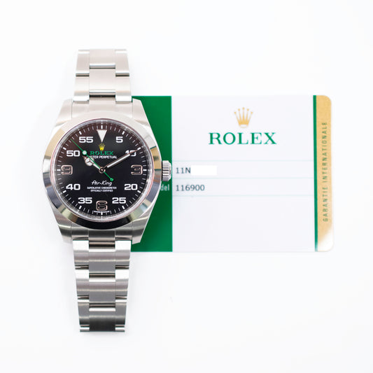 Rolex Air King 40mm Black Dial 116900 (2020)