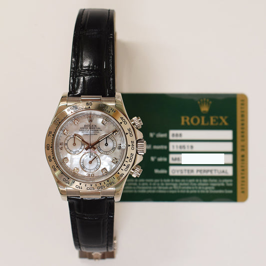 Rolex Daytona Mop Diamond Dial 116519NG (2011)