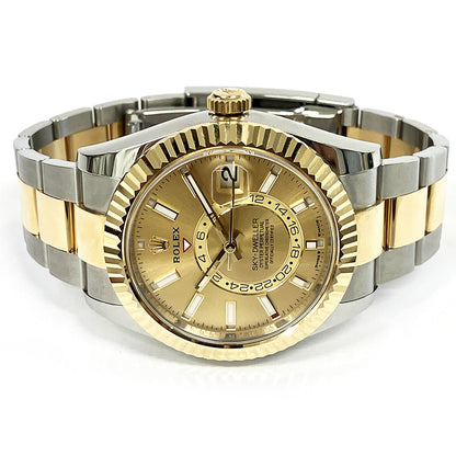 Rolex Sky-Dweller Oyster, 42mm Champagne Dial 336933