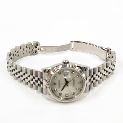 Rolex Datejust 36mm Silver Jubilee Diamond Dial  116234G (2009)