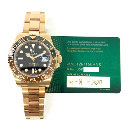 Rolex GMT-Master II Root Beer Dial 126715CHNR