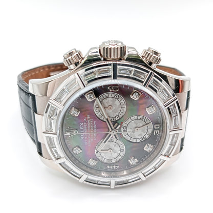 Rolex Daytona Diamond Black Mop Diamond Dial 116589BR