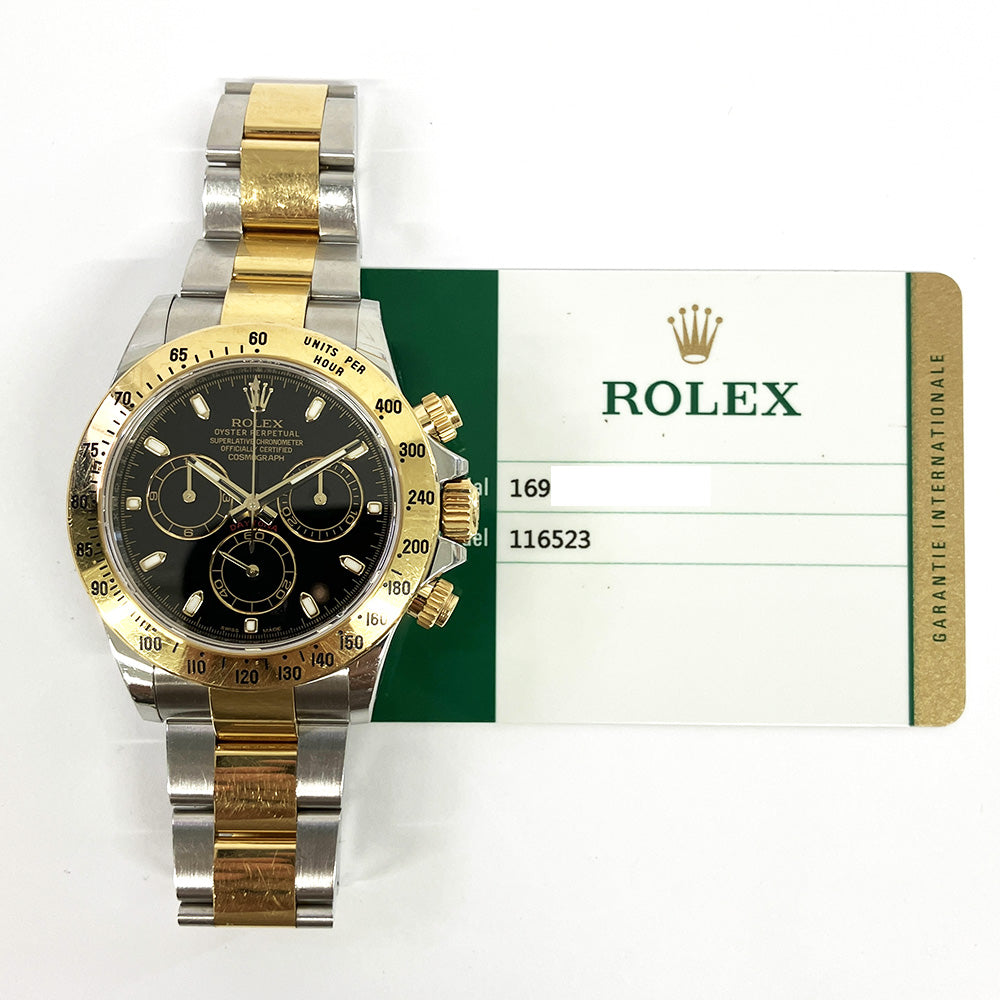 Rolex Daytona Black Dial 116523