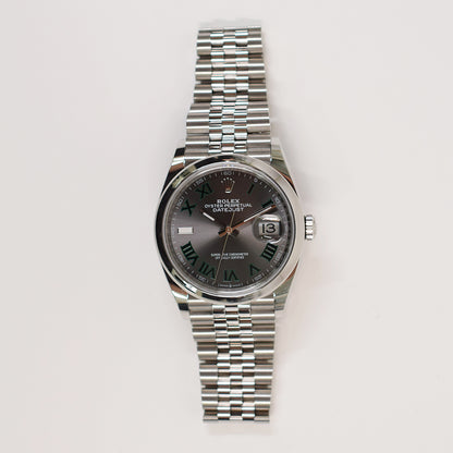 Rolex Datejust 36mm Wimbledon Dial 126200 (2025)