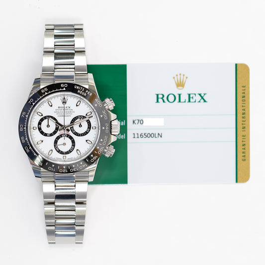 Rolex Daytona White Dial 116500LN (2018)