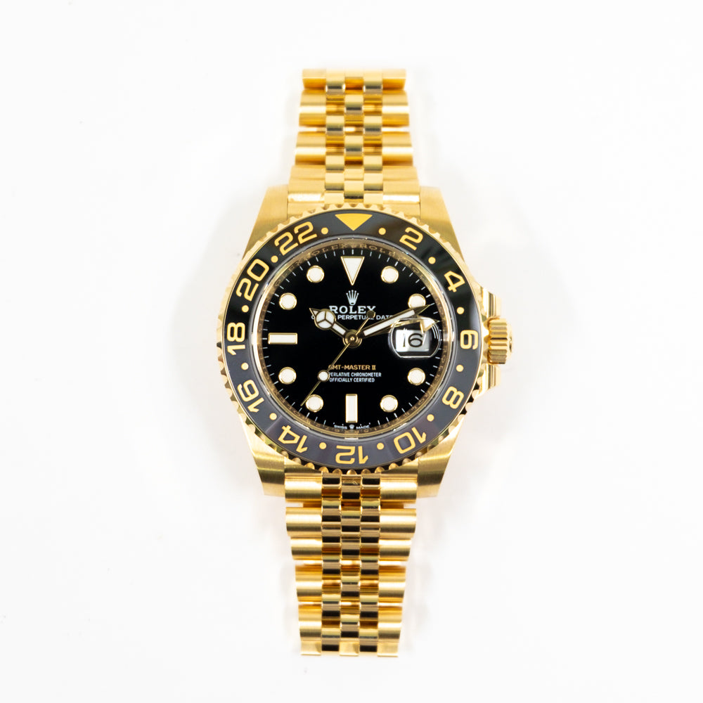 Rolex GMT-Master II Yellow Gold Black Dial 126718GRNR (2024)