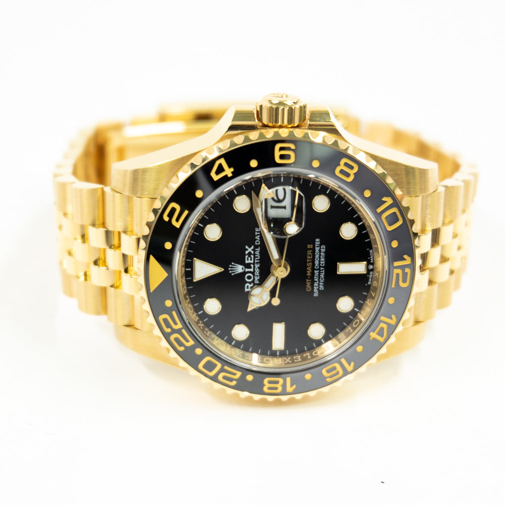 Rolex GMT-Master II Yellow Gold Black Dial 126718GRNR (2024)