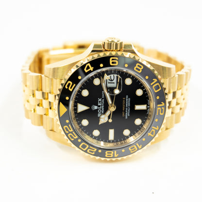 Rolex GMT-Master II Yellow Gold Black Dial 126718GRNR (2024)