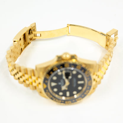 Rolex GMT-Master II Yellow Gold Black Dial 126718GRNR (2024)