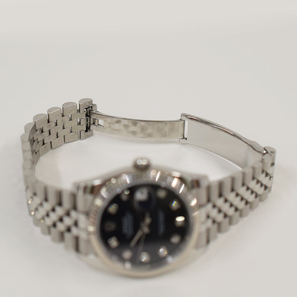 Rolex Datejust 36mm Black Diamond Dial  116234G (2011)