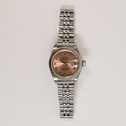 Rolex Datejust 26mm Pink Roman Dial 79174 (2005)