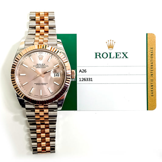 Rolex Datejust 41mm Sundust Dial 126331 (2019)