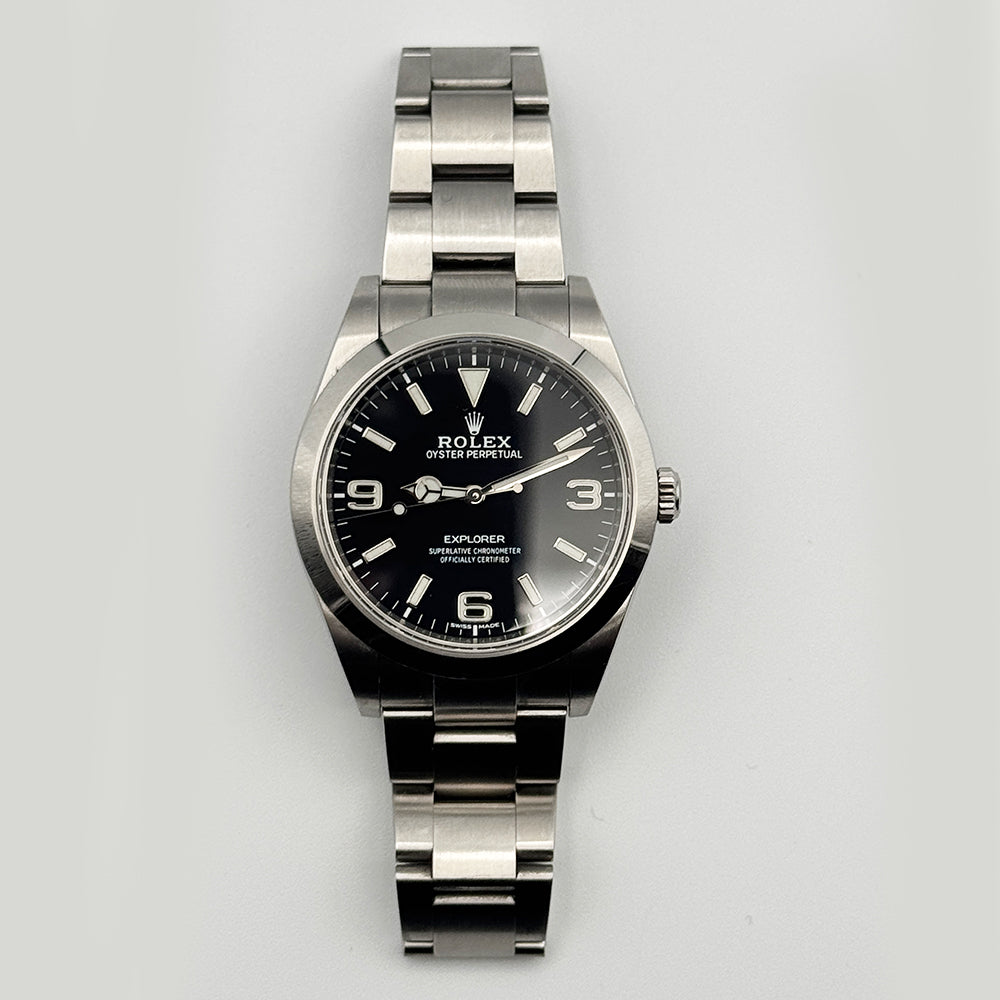 Rolex Explorer 39mm Black Dial 214270 (2020)