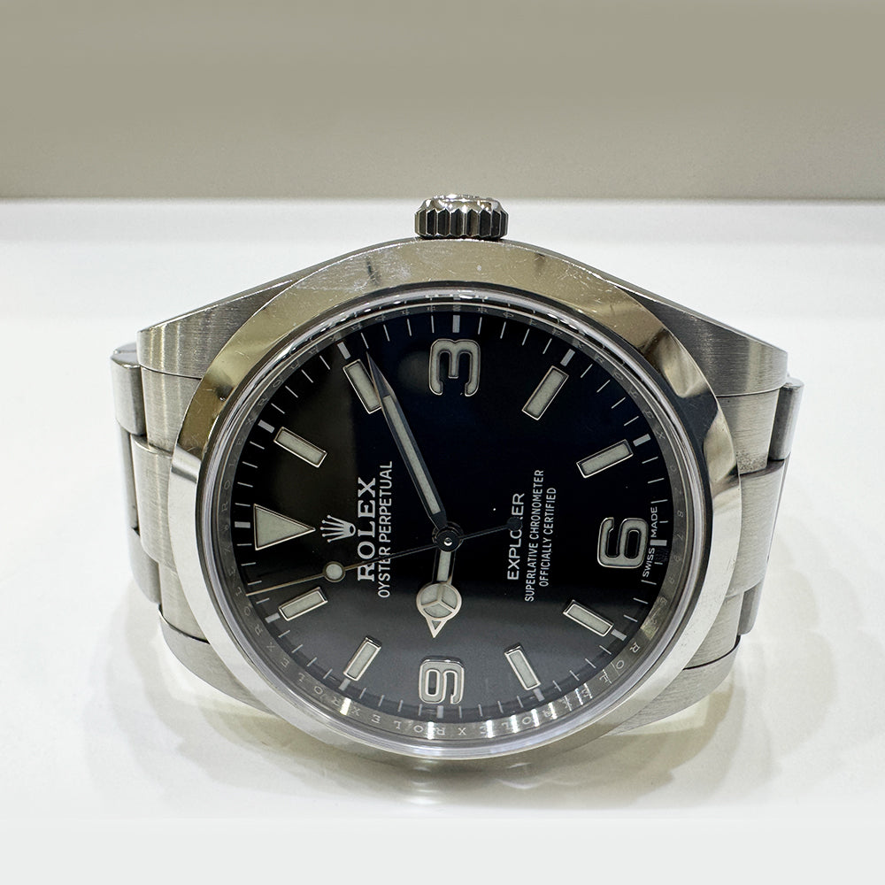 Rolex Explorer 39mm Black Dial 214270 (2020)