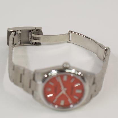 Rolex Oyster Perpetual 41mm Coral Red Dial 124300 (2022)