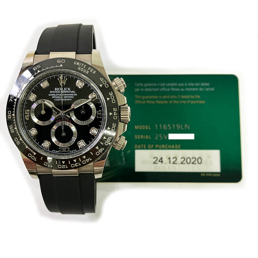 Rolex Daytona Black Diamond Dial 116519LN