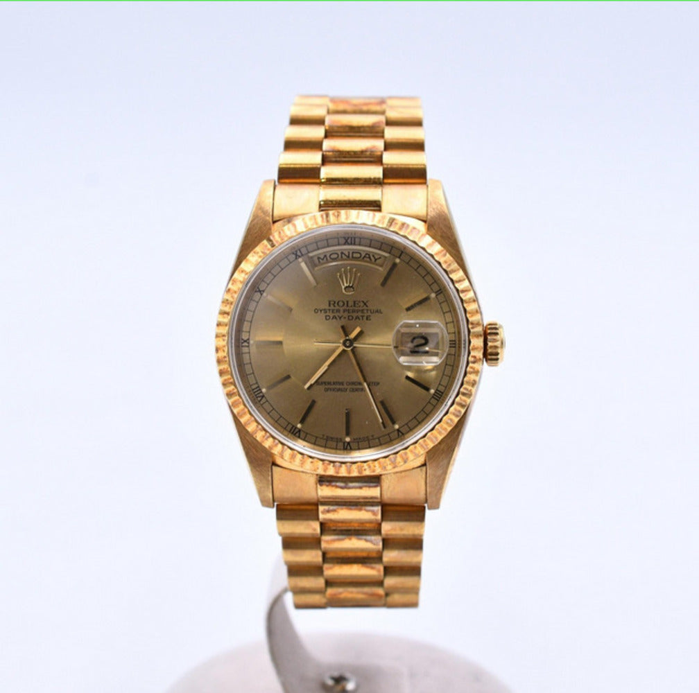 Rolex Day-Date 36mm Champagne Dial 18238 (1997)