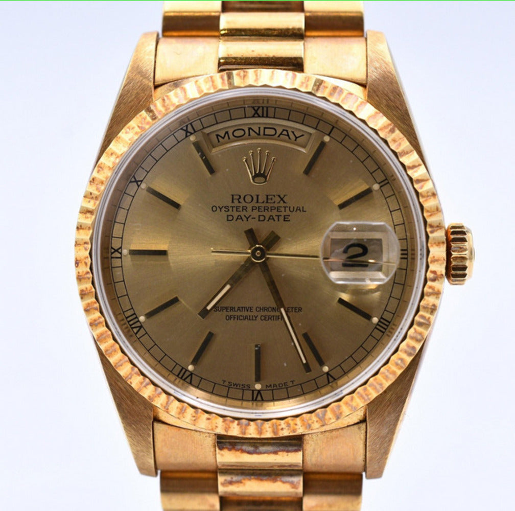 Rolex Day-Date 36mm Champagne Dial 18238 (1997)