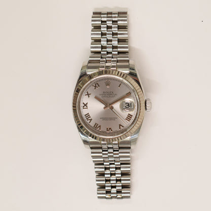 Rolex Datejust 36mm Green Roman Dial 116234 (2009)