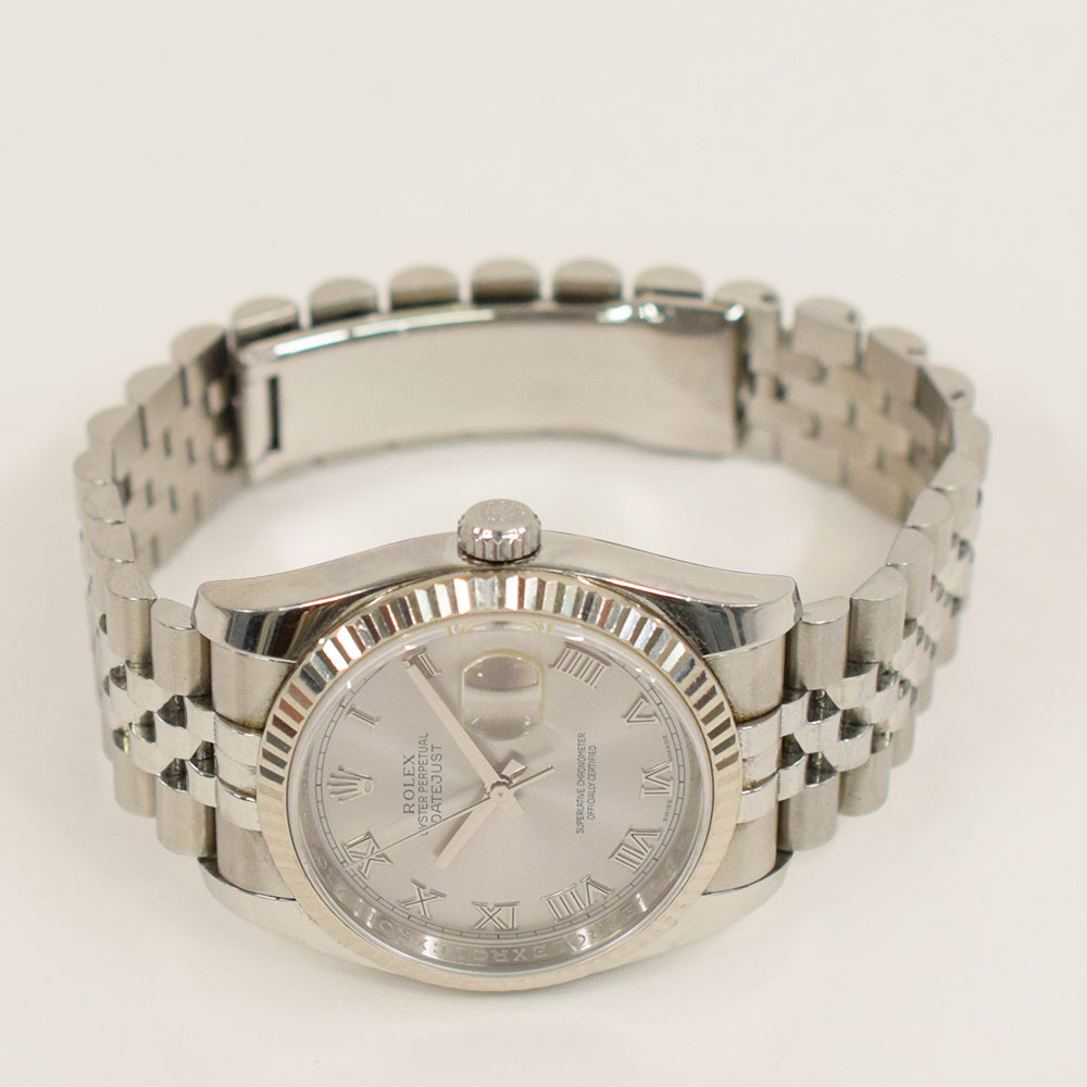Rolex Datejust 36mm Green Roman Dial 116234 (2009)