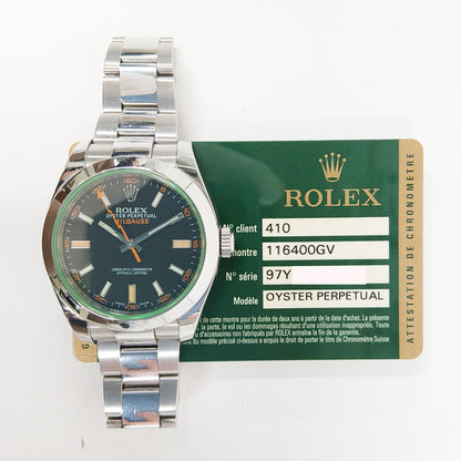 Rolex Milgauss Black Dial 116400GV (2013)