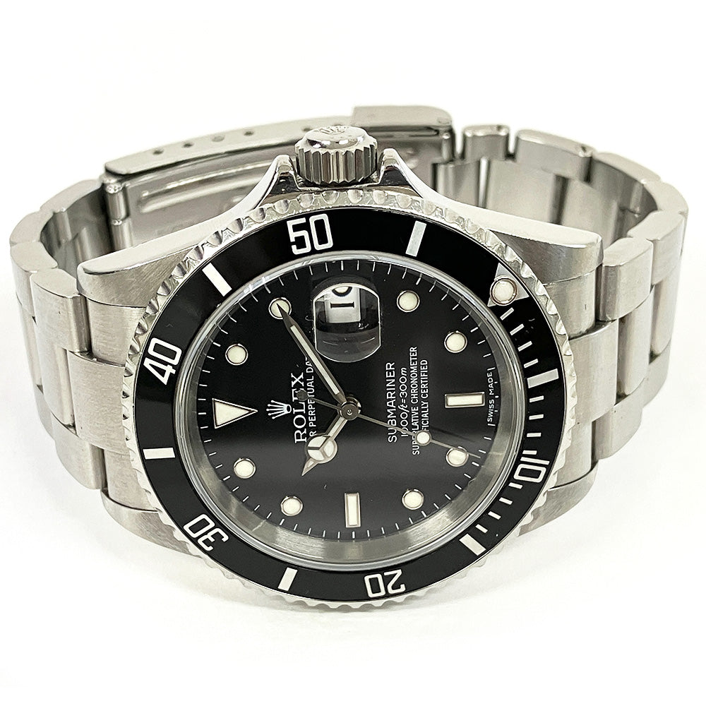 Rolex Submariner Date Black Dial 16610