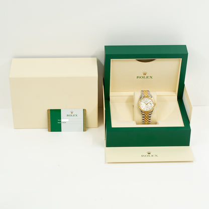 Rolex Datejust 36mm Silver Jubilee Diamond Dial 126233G (2018)