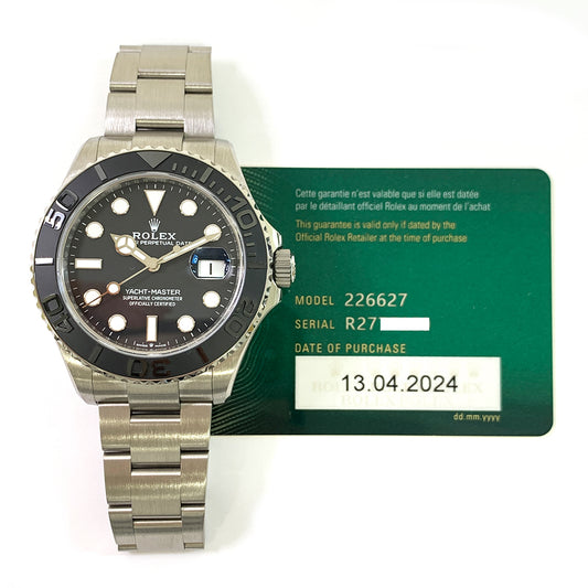 Rolex Yacht-Master 42mm Black Dial 226627