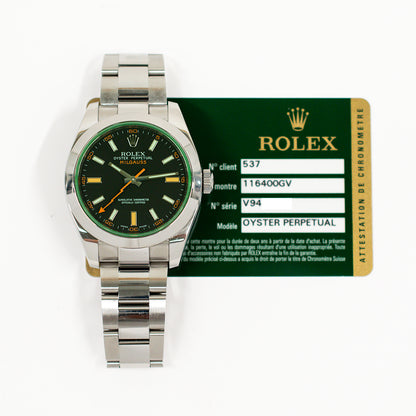 Rolex Milgauss Black Dial 116400GV (2011)